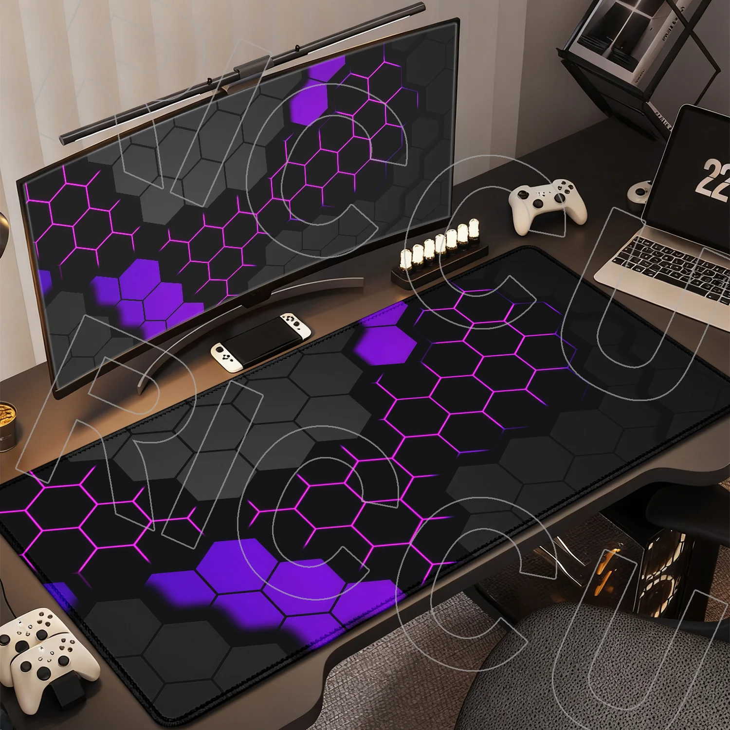 

HD print XXL science fiction Geometry Large Gamer Mouse pad Gaming Rug Rubber Mousepad Keyboard Expand Desk Mat PC Accessories
