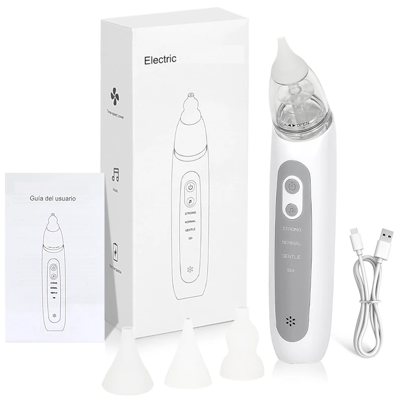 Aspirateur Nasal électrique aspirateur Nasal pour bébé enfants et nourrissons nettoyer la morve, le Booger, l'obstruction nasale, la Machine d'aspiration nasale