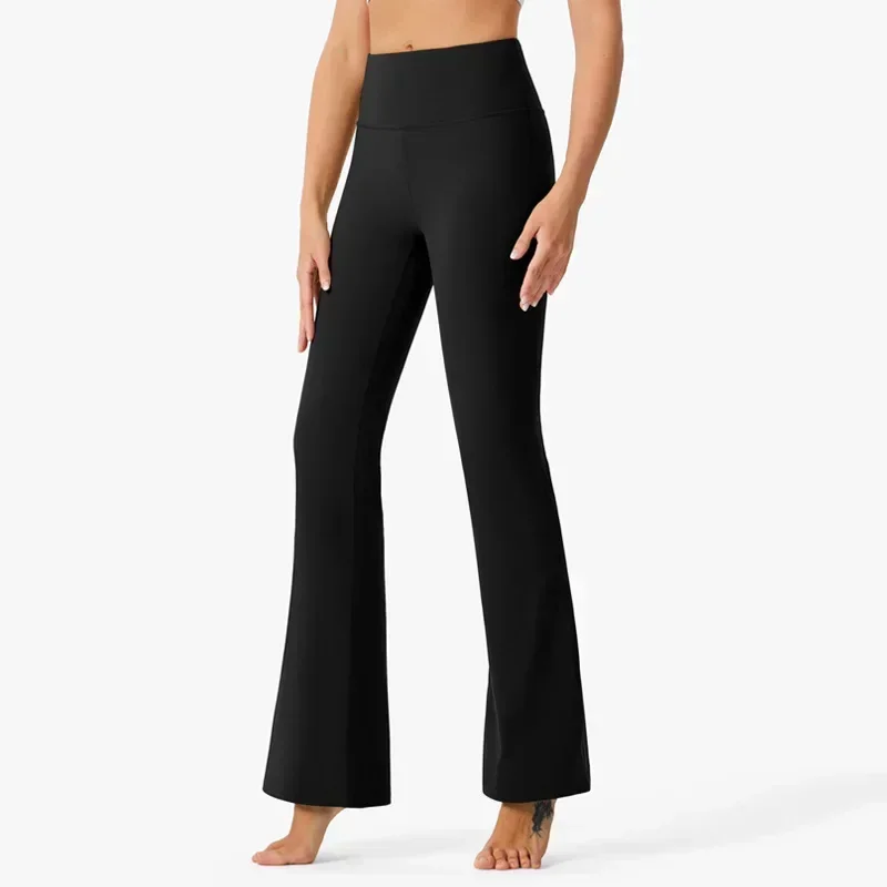 Hip-Lifting Slim Wide-Leg Bell-Bottoms Yoga roupas elásticas e confortáveis, esportes de lazer, novo, primavera e verão