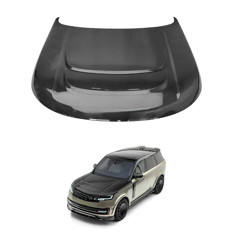 High Quality MSY Style Dry Carbon Fiber Front Engine Hood Fit For Range Rover L460 2023-2025