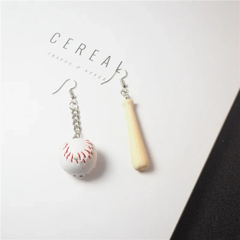 Yungqi Cartoon Baseball Tennis Keychain For School Bag Car Key Pendant Couple New Gift Keyrings Fashion Women Girl Jewelry