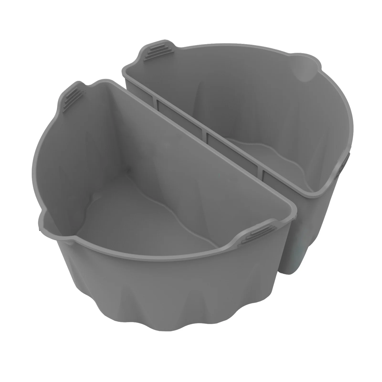 Slow Cooker Divider Reusable Dishwasher Safe Odorless Silicone Cooker Liner with Handle for Home Kitchen