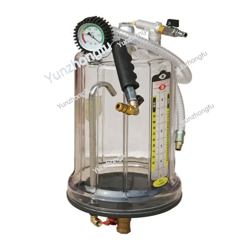 Pneumatic Pump Measuring Cup Fittings Suction Suction Pump Transparent Oil Cup Instrument