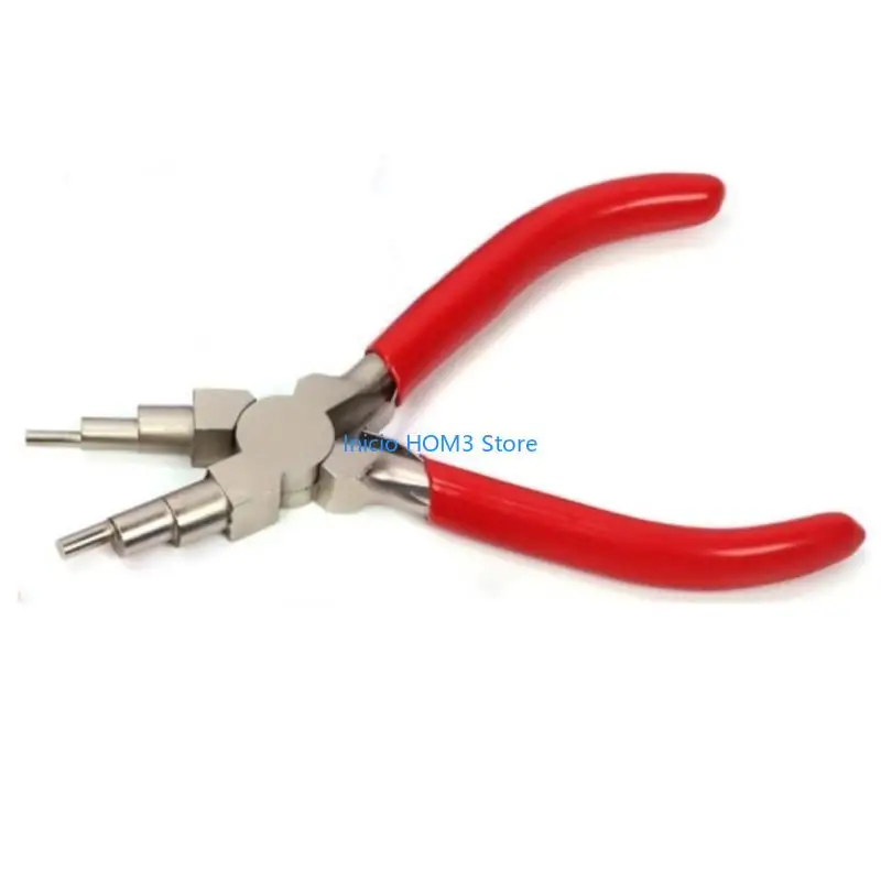 A5YD Round Pliers with Double Spring Long Nose Pliers Essential Jewelry Tools Pliers for Artistic Crafts and Jewelry Making
