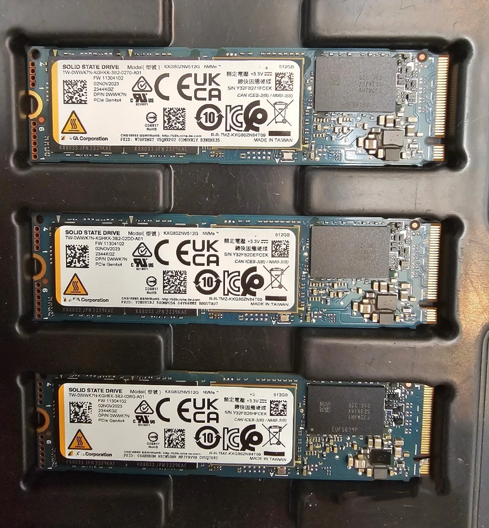 New SSD XG8 512G 1T 2T Solid State Drive  For KIOXIA M.2 Interface 2280 NVME Protocol Pcie4.0 Desktop Laptop Support PS5