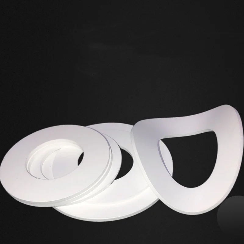 Expanded PTFE Gasket Washer,Soft ePTFE Seal, Leak-Proof, High Temp & Chemical Resistance,for Industrial Flanges & Valves,White