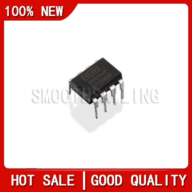 

10PCS/LOT 100% New INA114AP INA114 DIP-8 Chipset