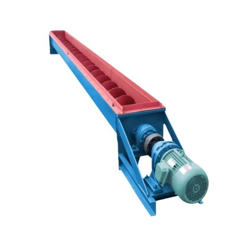 

U-groove spiral conveyor, dragon parallel cooling and feeding hoist, stainless steel cement vertical particles
