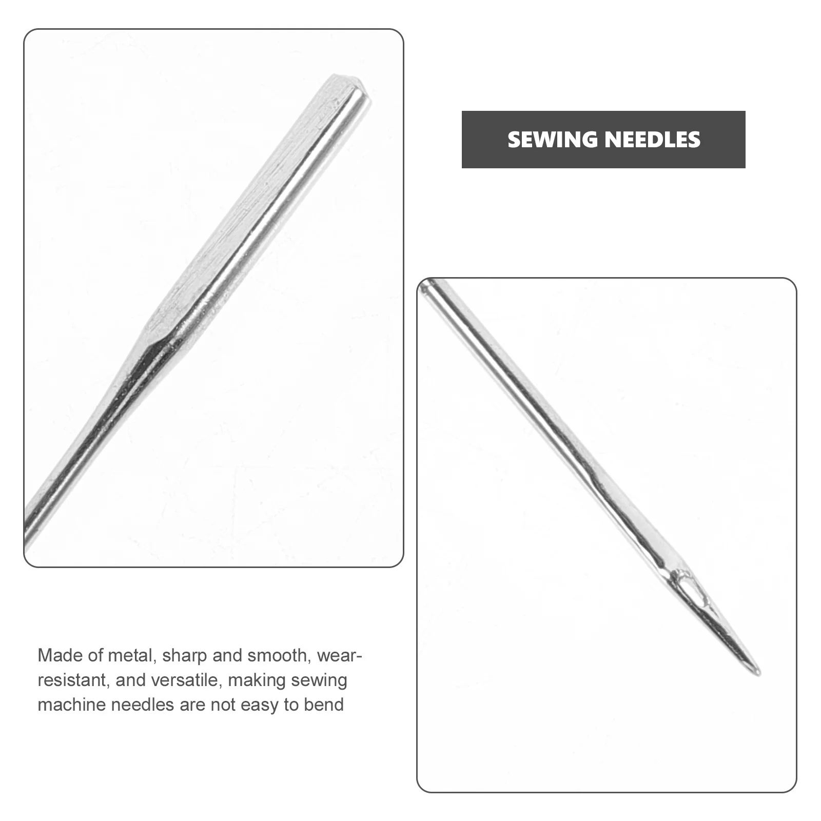 

10Pcs Durable Metal Sewing Needles Portable for Most Home Old-Fashioned Machines Multi-Function DIY Crafts Sewing Needles