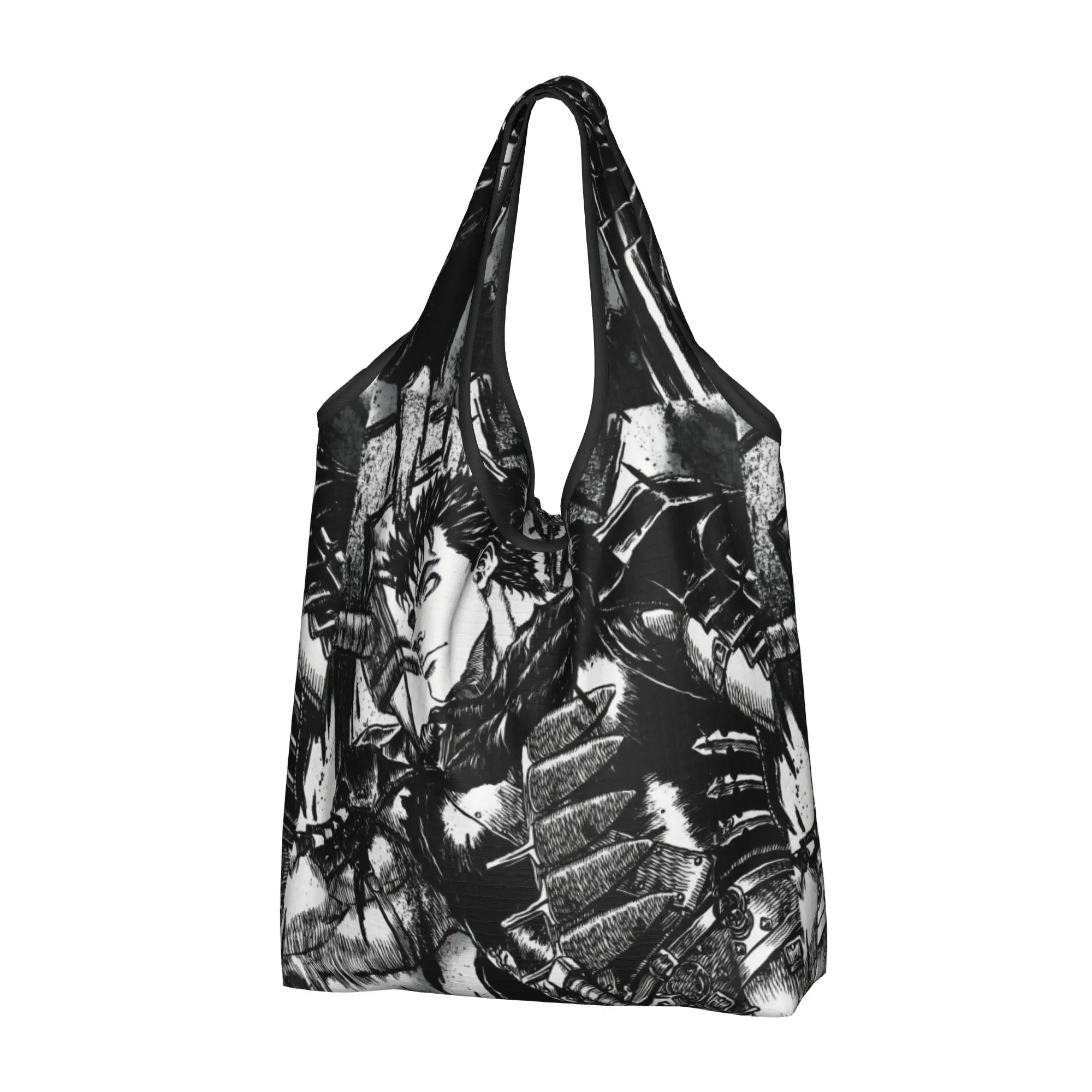 Kawaii Printing Classic Anime B-Bereserks Shopping Tote Bag Portable Shopper Shoulder Comics Handbag
