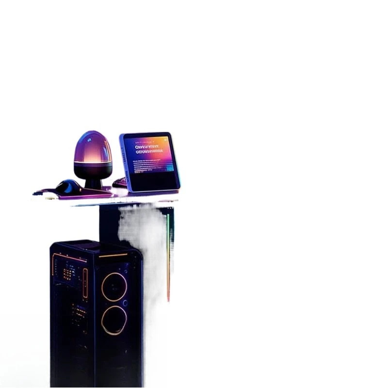 Ambient floor lamp, intelligent LED bedroom RGB e-sports room ambient lamp