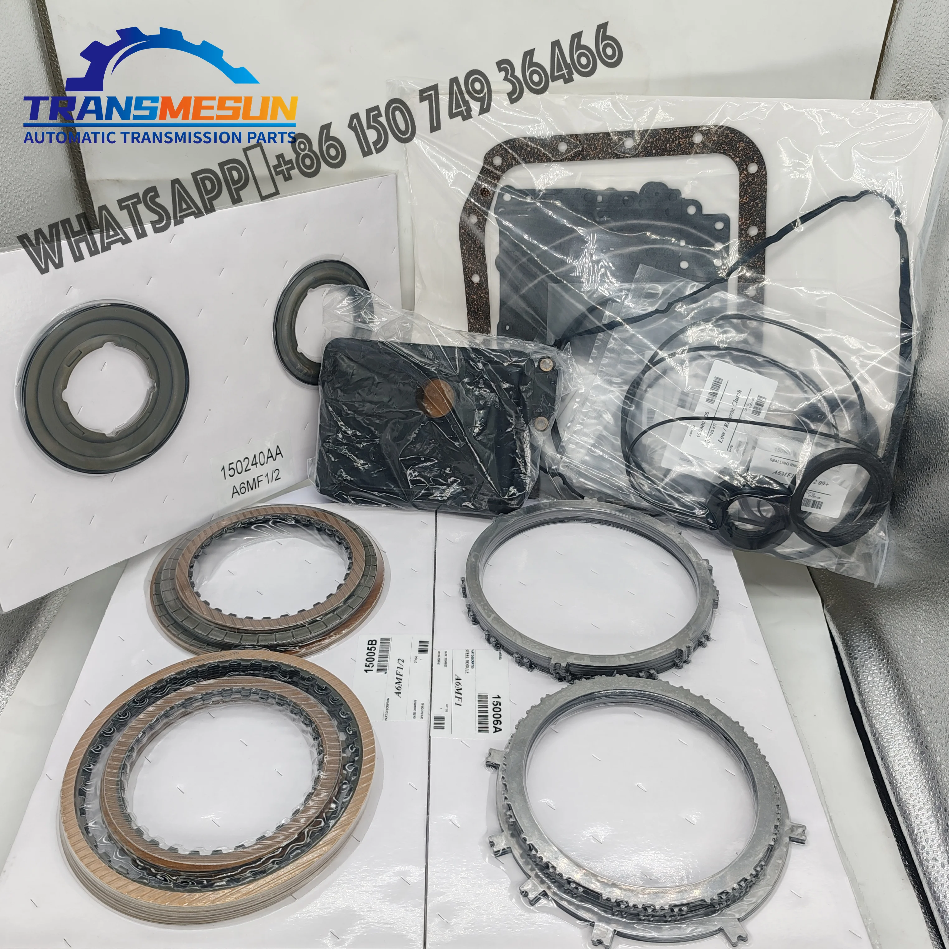 

Transmesun 6-speed Automatic Transmission Repair Overhaul Kit A6MF1; A6MF2 Gearbox Overhaul Rebuild Kit for Hyun.dai Kia