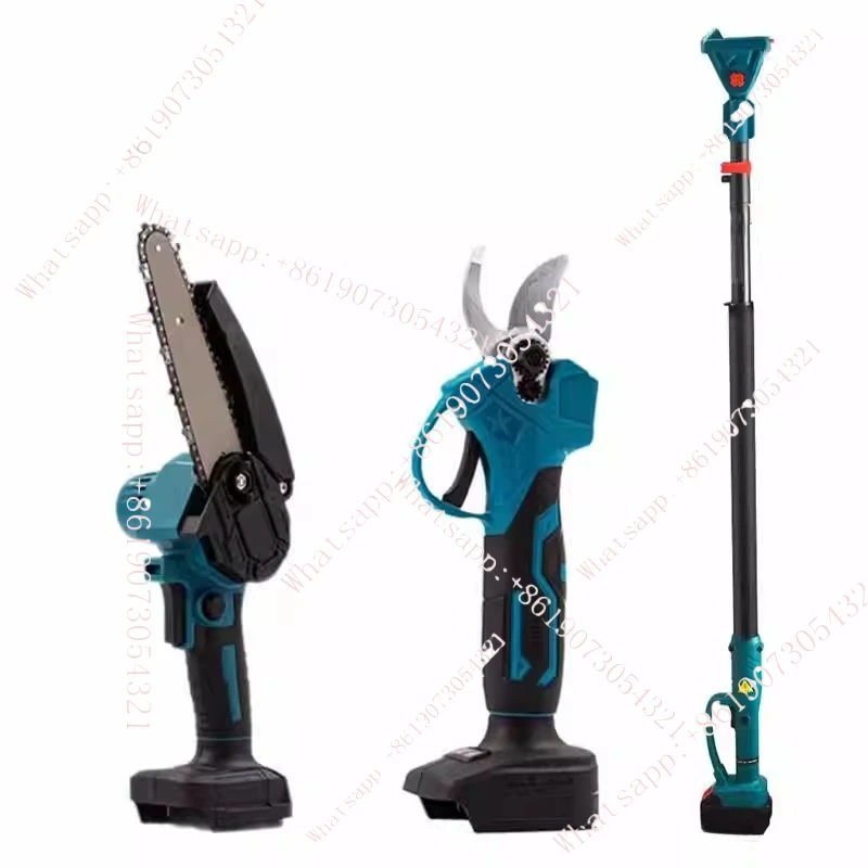 Brushless high branch shears high branch saws telescopic  lengthened thick branches electric pruning shears 6 inch  bare metal