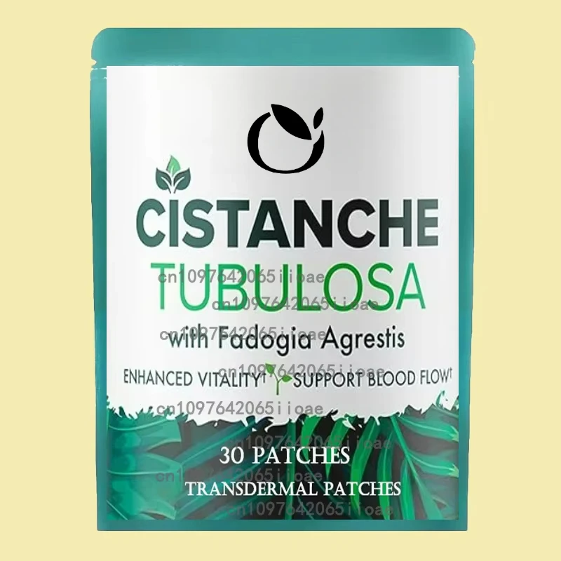 30 Patches Cistanche Tubulosa with Fadogia Agrestis Transdermal Patches Promotes Vitality