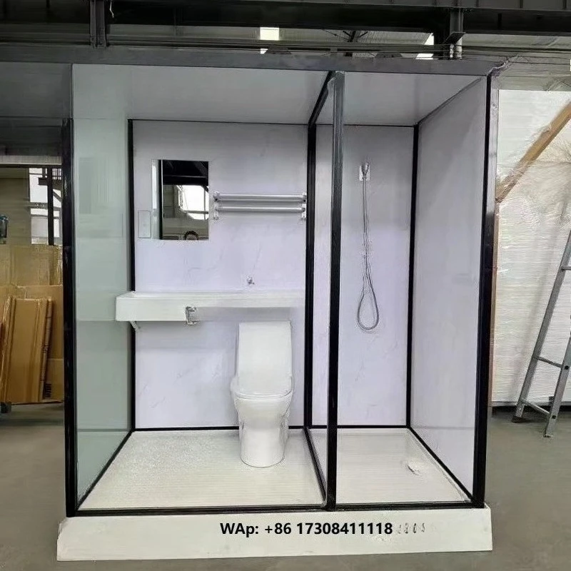 Portable Bathroom Module Kit - Waterproof Shower Cabin & Toilet System