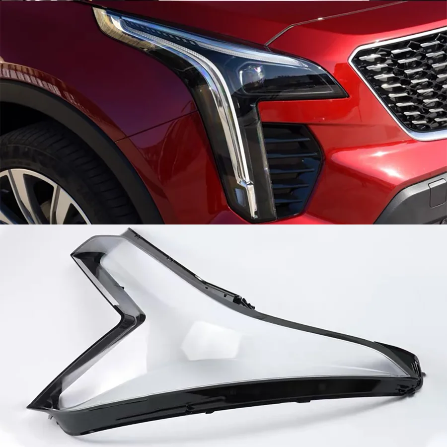 

Transparent Front Headlight Lens Cover Lampshade Glass Lampcover Caps Headlamp Shell For Cadillac XT4 2018 2019 2020 2021