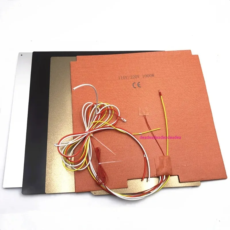 

Ender5 Pro Plus 410X410X8MM Mercury Zero G Hydra Mic6 Plate Silicone Heat Bed PEI coated magnetic Sticker sheet kit