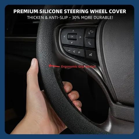 10 best sales 16 inch steering wheel cover - №8