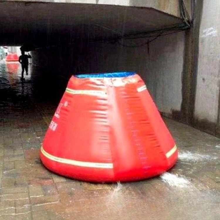 Portable flood control tube pipe surge cover 1.4*1.92*1 flood control rescue water storage bag enclosure well blocking wate