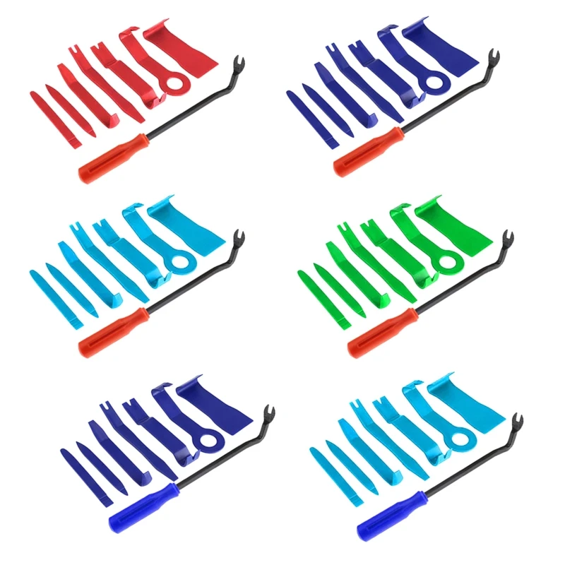 

8 Pcs Car Panel Trim Removal Pry-Tools Universal Garage Automobile Door