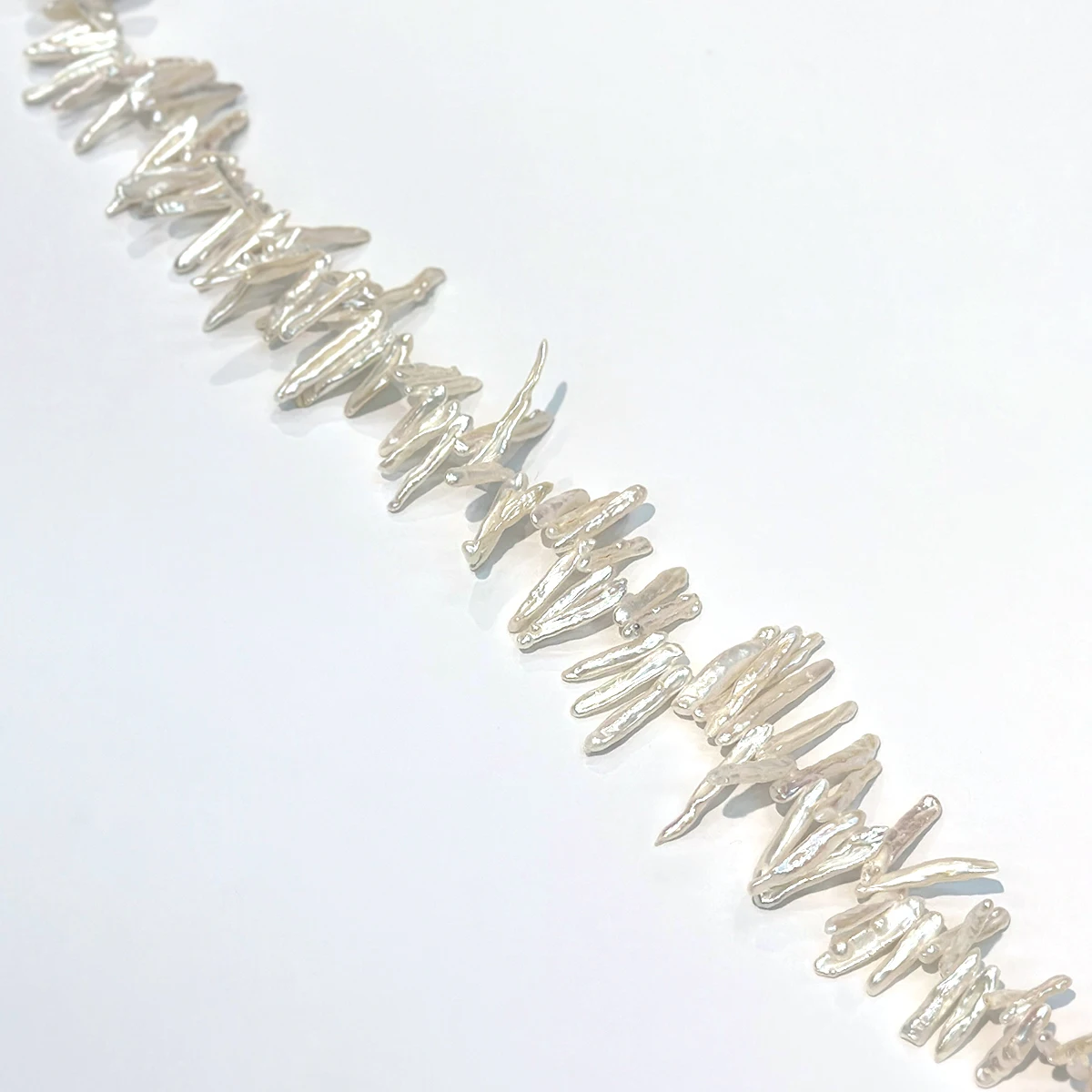 5x25-6x30mm Pipa-förmige Barocke Naturperlen, Premium Lose Perlen, Bastelkomponenten für Handgemachte Halsketten & Armbänder – Detail 8