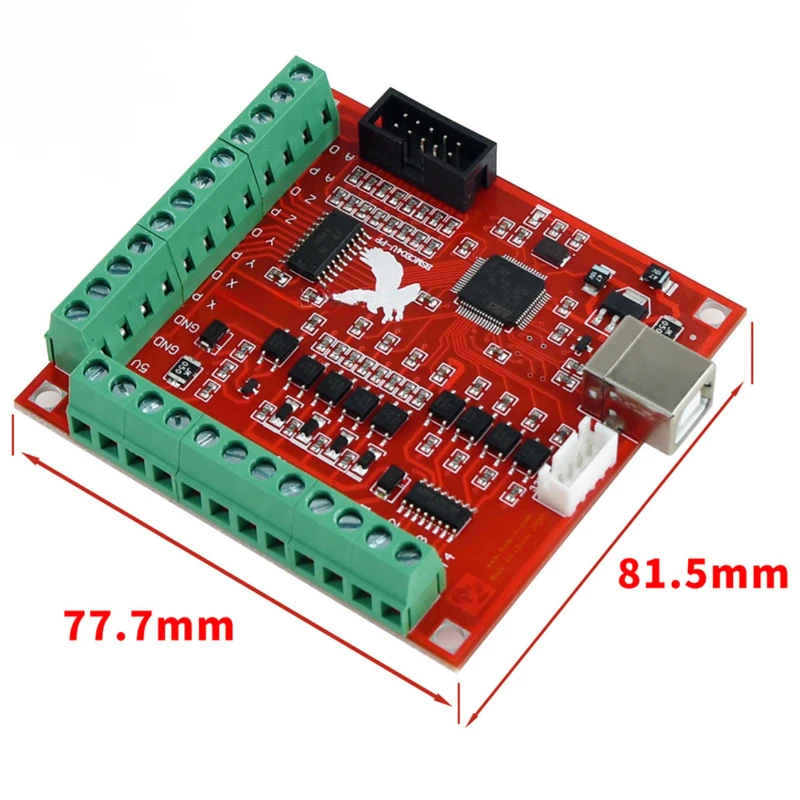 CNC Machining Kit cnc control card USB interface mach3 100K 4axis motion control card+4axis MPG for woodworking engraving machin