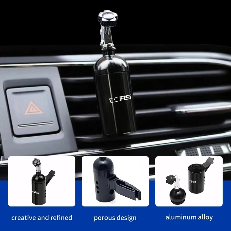 Car ornament with nitrogen outlet for aroma diffusion For Skoda VRS Octavia Kamiq Kodiaq Karoq RS Superb Fabia Rapid Favorit