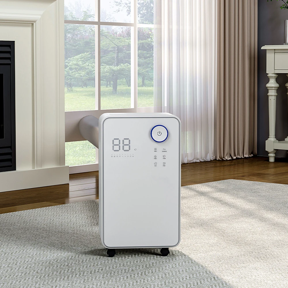 

Customizable White 16L Low Noise Dehumidifier with Wheels and WiFi