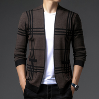 Men's Knitted Cardigan  Business  Casual Comfortable and Versatile  Man Clothes Coats Jacket