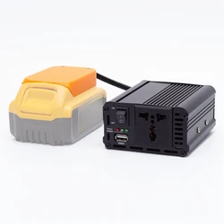 Converter 200W Battery Inverter Power Bank For Dewalt 18v To 220v Outdoor Work InverterPortable Power Generator （Tools Only）