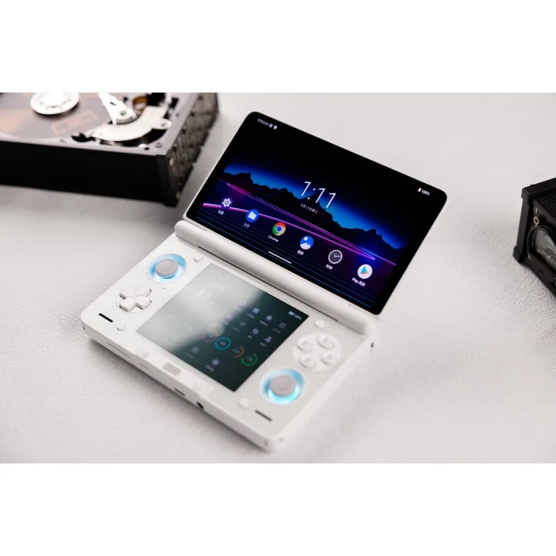 Palm machine translation cover dual screen Android system game console, Raytheon pre-installed Tianma G front end