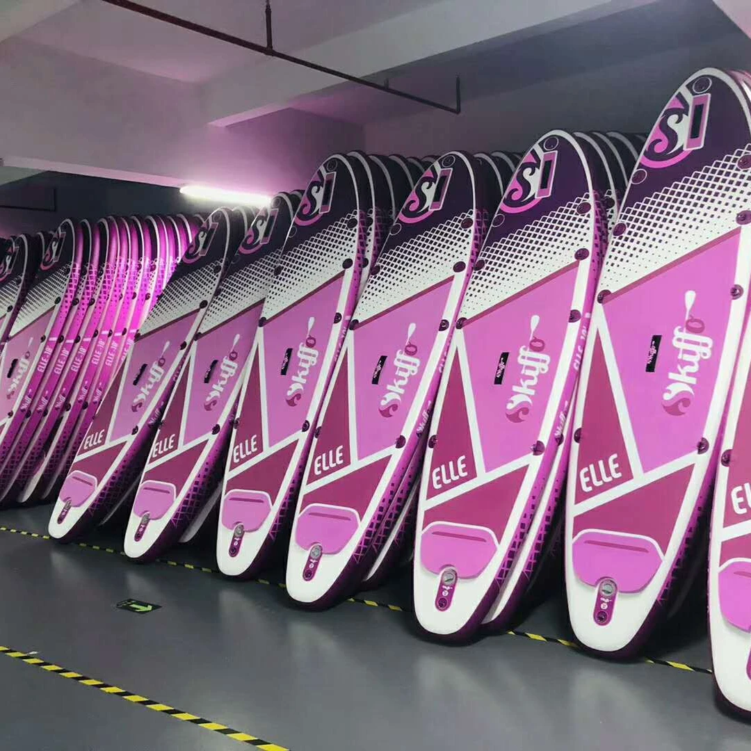 لوح ركوب الأمواج المحمول SUP لوح ركوب الأمواج القابل للنفخ على لوح ركوب الأمواج المائي للبالغين