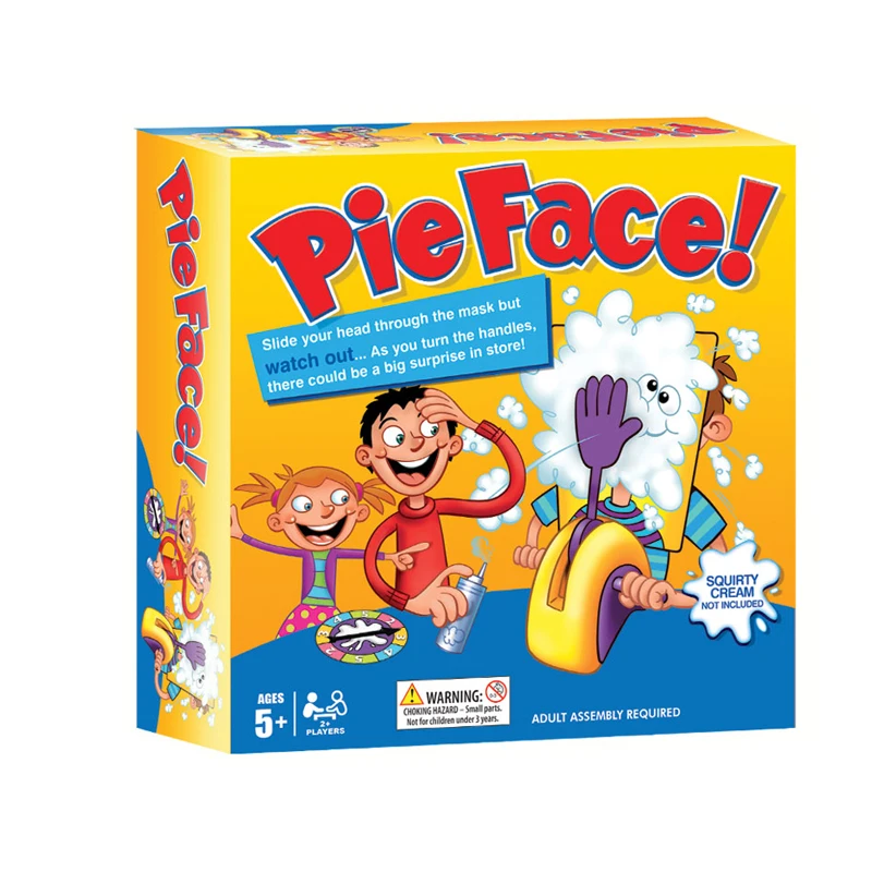 Pie Face Game Whipped Cream in the Face Family Board Game for Kids Funny Party Game  Gadgets Prank Gags Jokes Anti Stress Toys