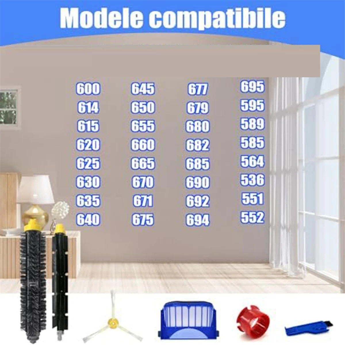 NUOVO 2025 Parti di Ricambio per iRobot Roomba 600 500 Serie 694 695 677 671 690 680 660 650 620 614 595 585 564 Vuoto Robot