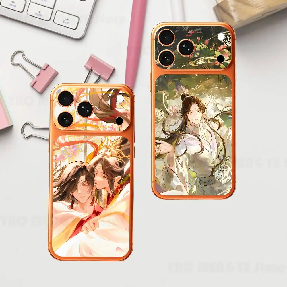 

Tian Guan Hua Lian For IPhone 17 Pro ProMax Full Back Cover Decal Wrap Skin Rear Protective Sticker Film