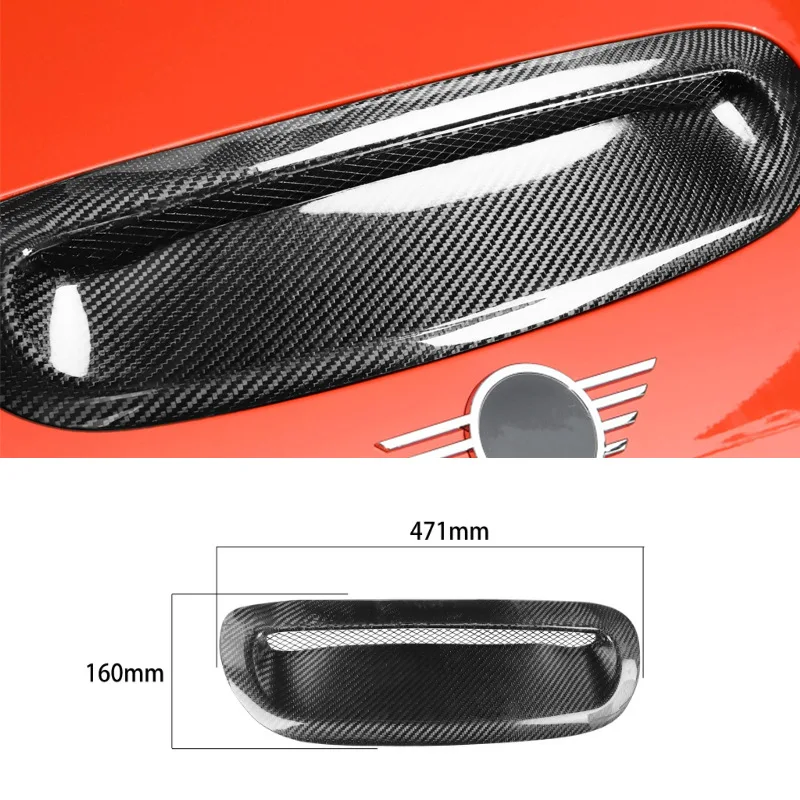 Carbon Fiber Fog Lamp Air Intake Duct Vent Cover For BMW MINI R53