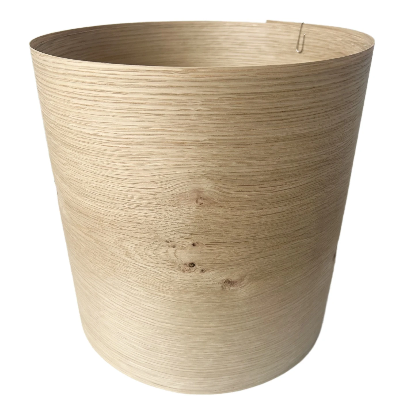 Natural White Oak Knotty Veneer of 0.4mm Thickness, Sizes 18x250cm, White Oak Rustic Wood Veneer Roll for Furniture Renovation