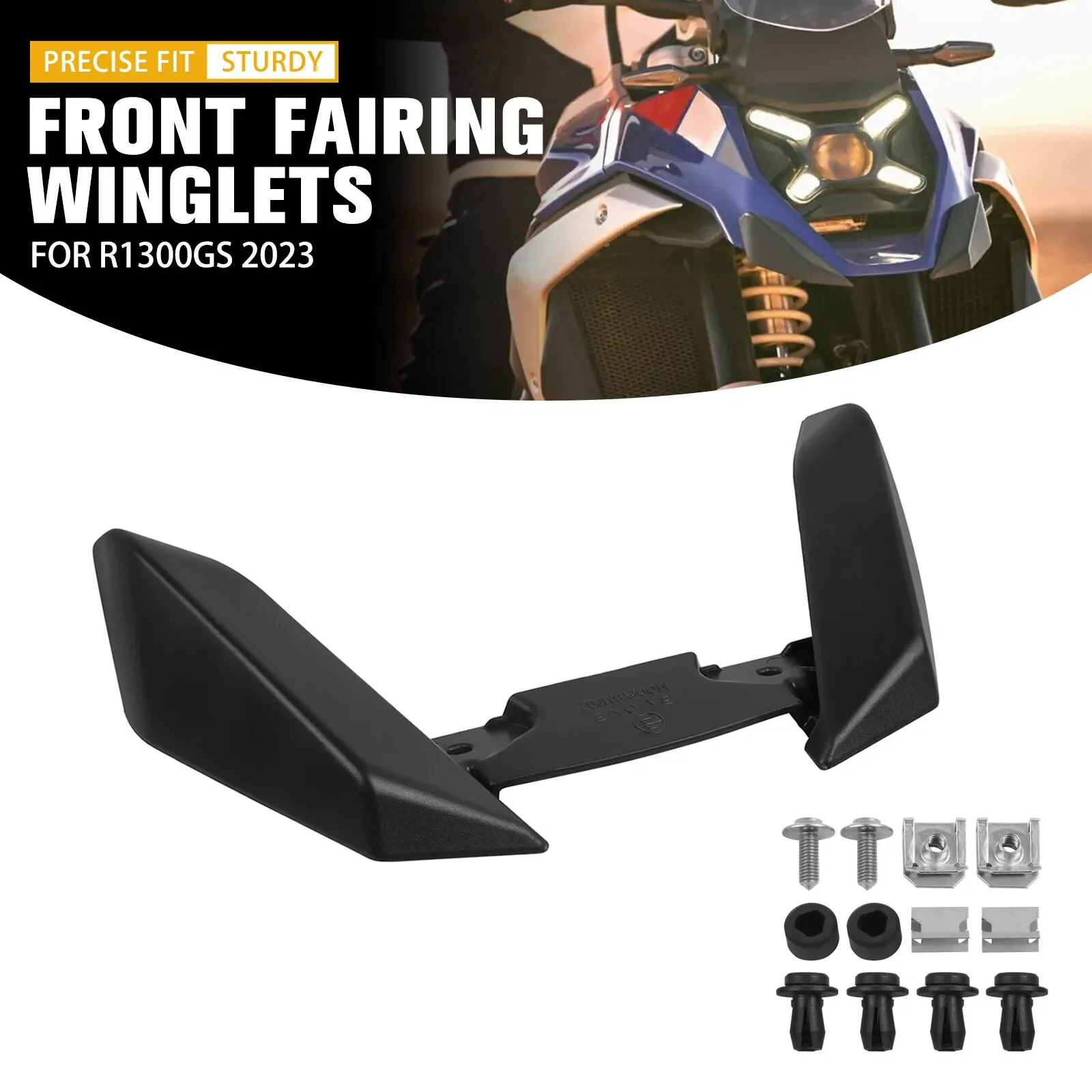 

Motorcycle Front Fender Beak Extension Fairing Extender For BMW R1300GS 2023-2024
