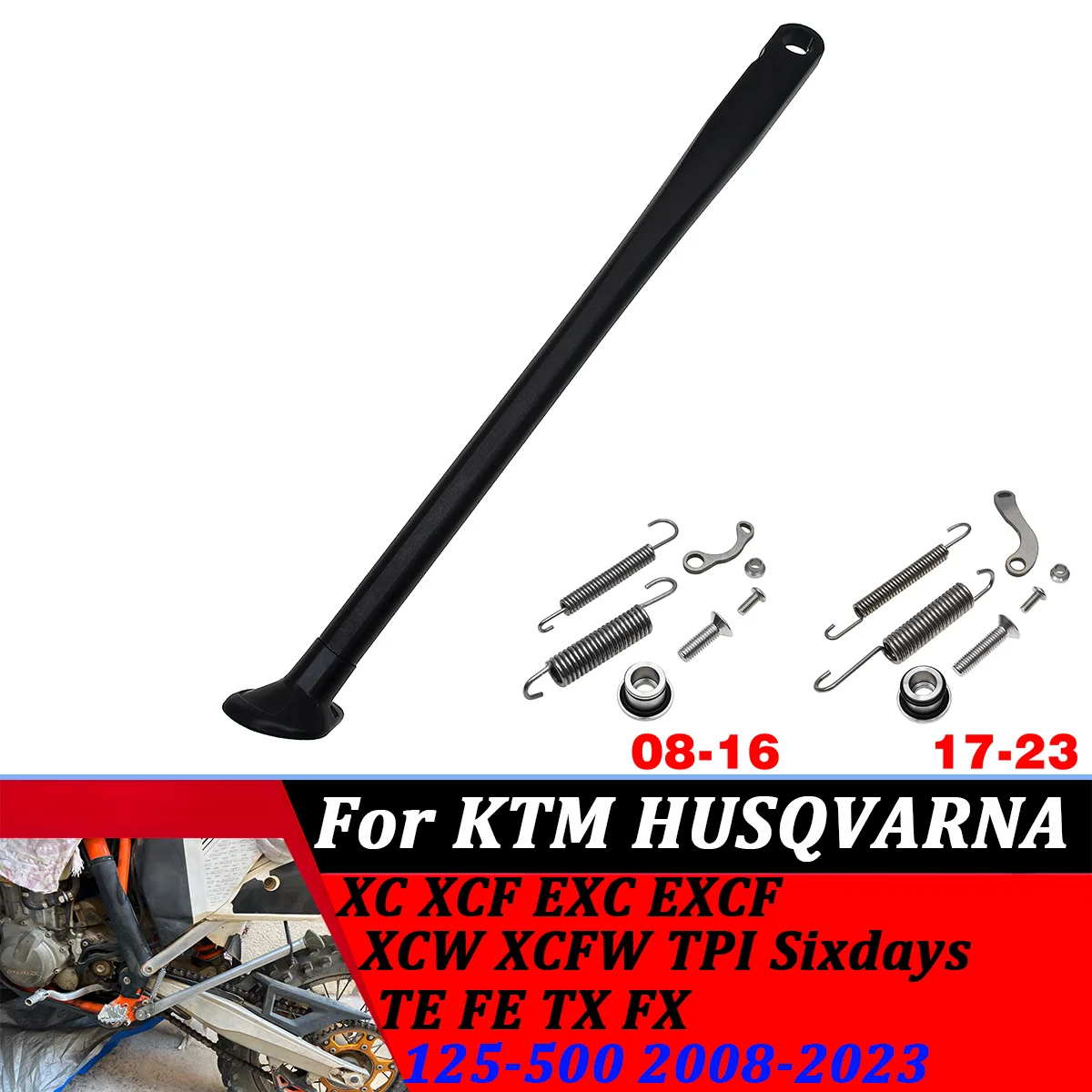 

Motocross Rubber Kickstand Side Stand Strap For KTM Husqvarna GasGas Husaberg 125 150 200 250 300 350 400 450 500 501 1998-2023