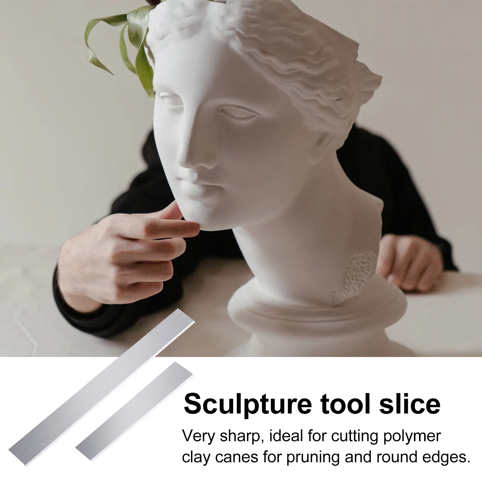 

Polymer Clay Slicing Tool Metal Cutting Tools For Diy Craft Modeling Sculpting Canes Pruning Carbon Steel Blades Easy Clean