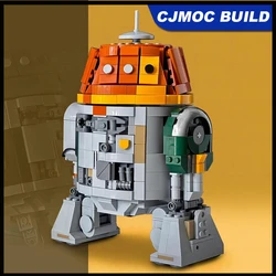 980PCS Space War C1-10P Robot Building Blocks Set Bricks DIY Toys for Collection MOC-180291