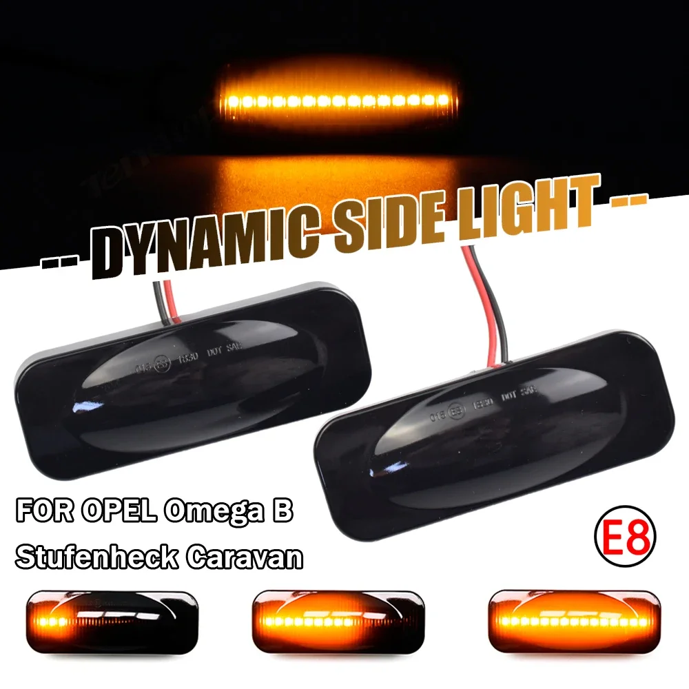 For Opel Omega B B1 B2 Stufenheck Caravan 1994-2002 2003 Car Led Light Dynamic Turn Signal Side Marker Blinker Indicator Lamp