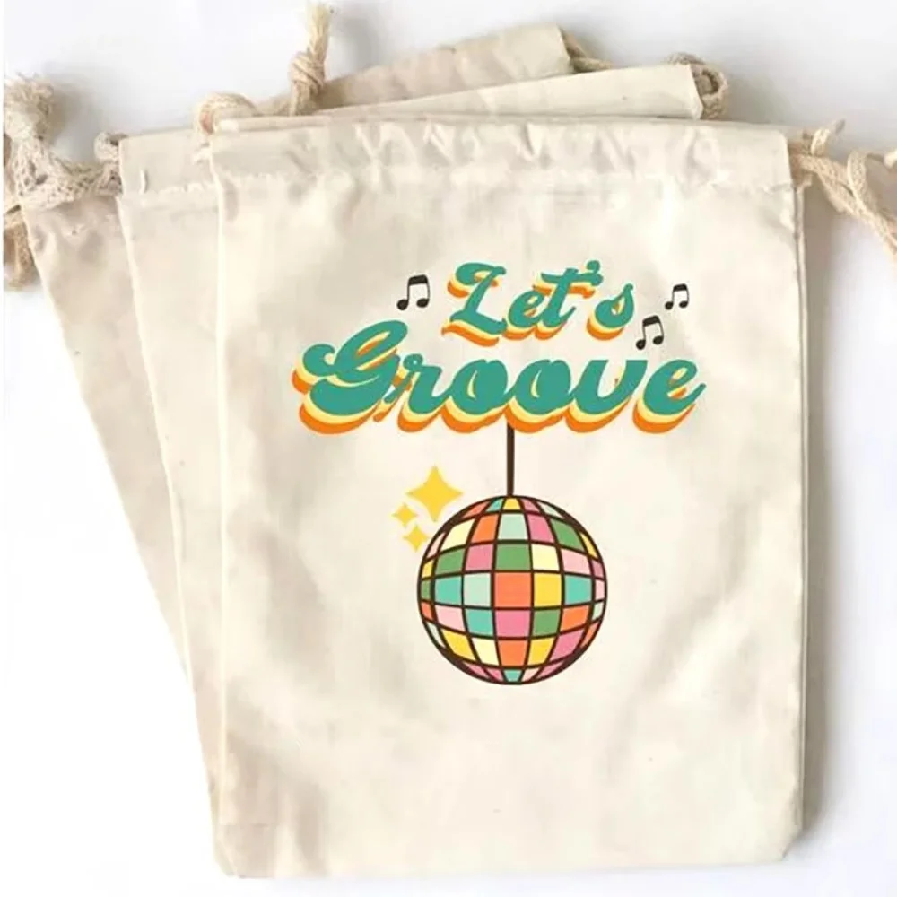 20 piezas Let's Groove Kit de resaca bolsas Retro 60s 70s Fiesta Disco despedida de soltera despedida de soltera decoración de cumpleaños Favor