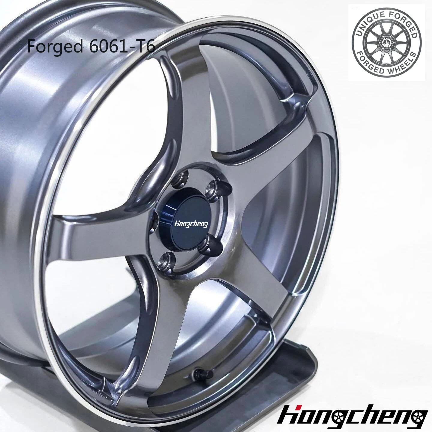 26 Style Custom 16 17 18 19 20 21 22 Inch 5X112 5X120 5X114.3 5 Spoke Forged Passenger Car Wheels
