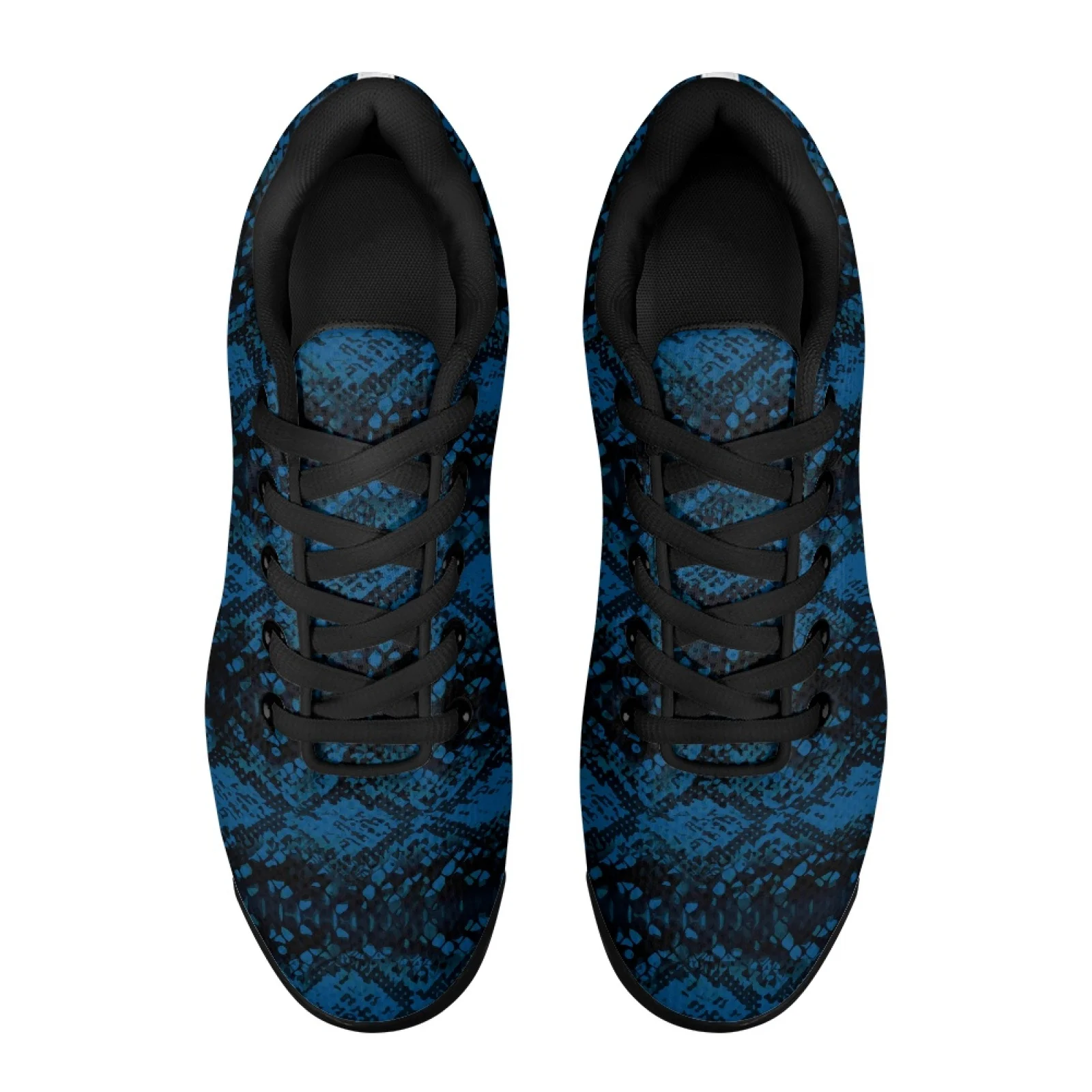PENSTROLL Blue Texture Tennis Sneakers Mesh Walking Shoes Air Cushion Air Cushion Sneakers for Men