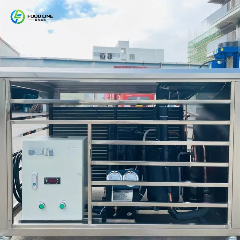 Customized 2T Commercial Ice Machine 35 Molds 10kg Single Ice Block High Efficiency Ice Making Equipment