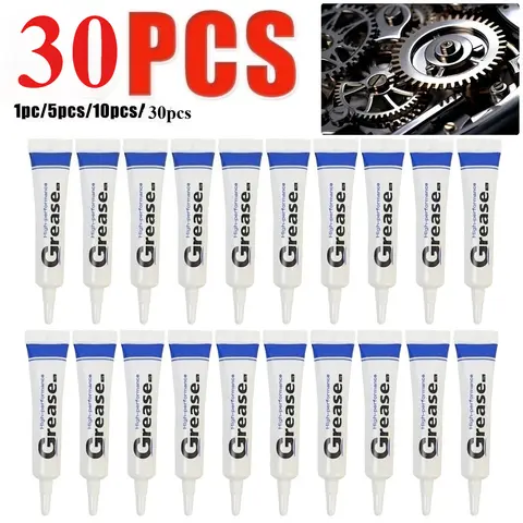 1-30pcs Grease Lubricant Plastic Gear Mechanical Equipment Bearings Lubricating Tools Waterproof Bicycle Chain Gear Lubrication