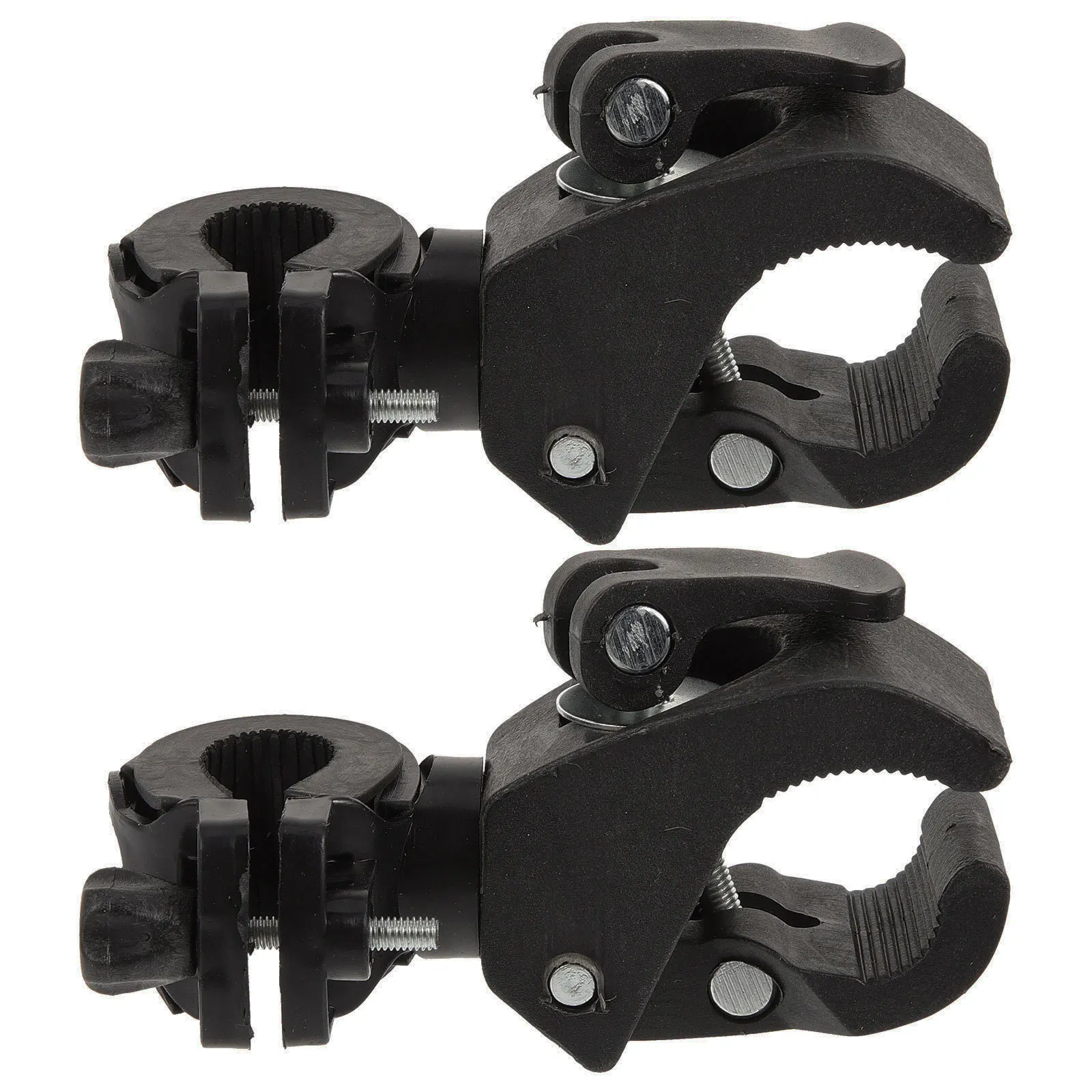 

2pcs Bike Holder Premium Plastic 360° Rotatable Sturdy Light Rack For Sturdy Light Rack Cycling Riding Night Use