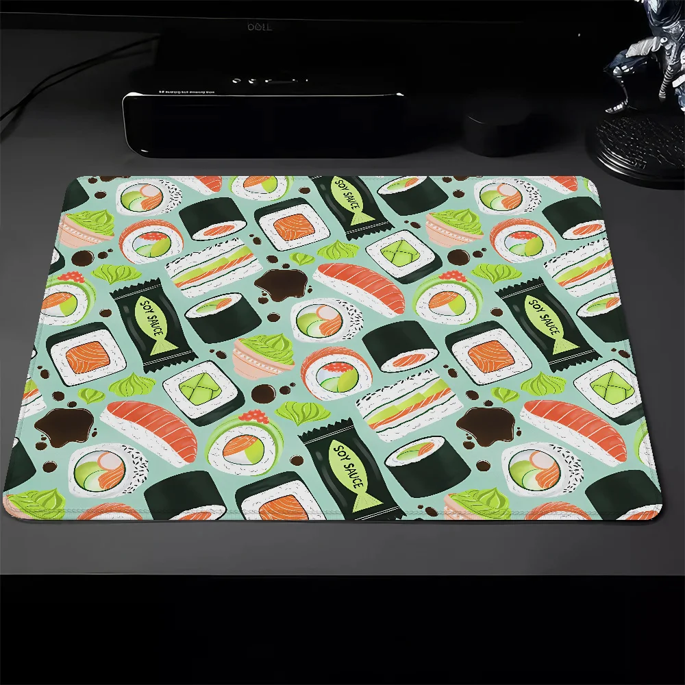 Computer Mat Small Keyboard Pad Mouse Scrumptious Sushi Gaming Laptop Deskmat Mausepad Pc Gamer Pad on the Table Mousepad Mats