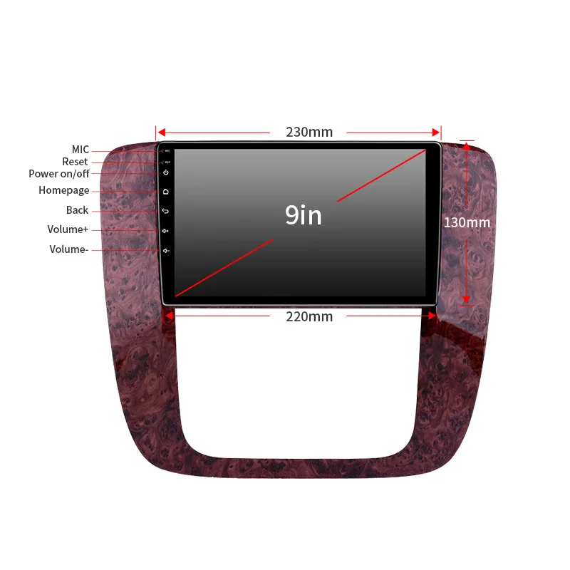 9 Inch Touch Screen Bluetooth 4G Wifi Car Gps Navigator Android Autoradio Radio Carplay Player For GMC Chevrolet Buick Hummer